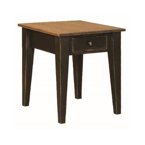 Pine End Table Image