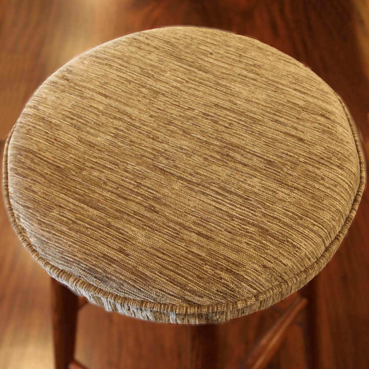 Round Leather Chair Pad Round Cushion Pad, Seat Cushion Dinning Stool Bench,  Round Chair Cushion, Custom Cushion for Bench 