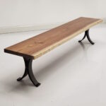 212 1472E Walnut Eclipse Live Edge Bench 2 WEB