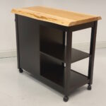 248 7036 2042 Hickory Live Edge Serving Cart 5 WEB